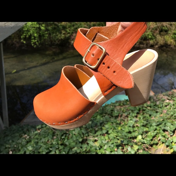 BRYR Shoes - Clogs Bryr Whiskey Leather maryjane style